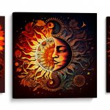 ELYSIUM Canvas Trio - Spiritual quest depicted in a limited edition, exclusively from Koh Chang Art Studio.