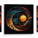 DIES DEORUM Canvas Collection - Universe's grand spiral in a limited edition, exclusively at Koh Chang Art Studio.