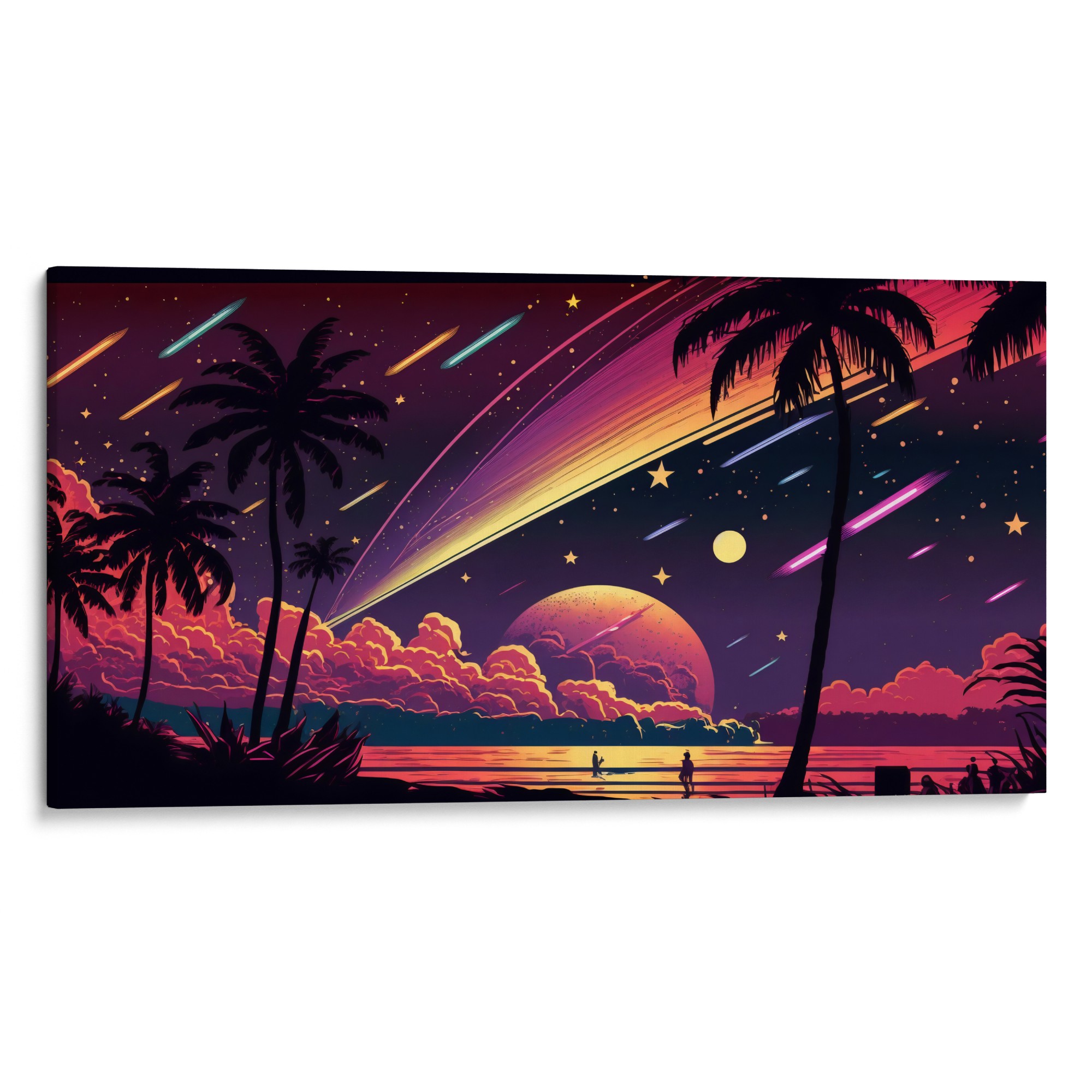 UNREAL HORIZON Limited Edition Canvas - Dreamy allure and astral splendor, exclusively at Koh Chang Art Studio.