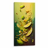 CITRUS SPLASH Canvas for Sale - A refreshing touch for art interiors.