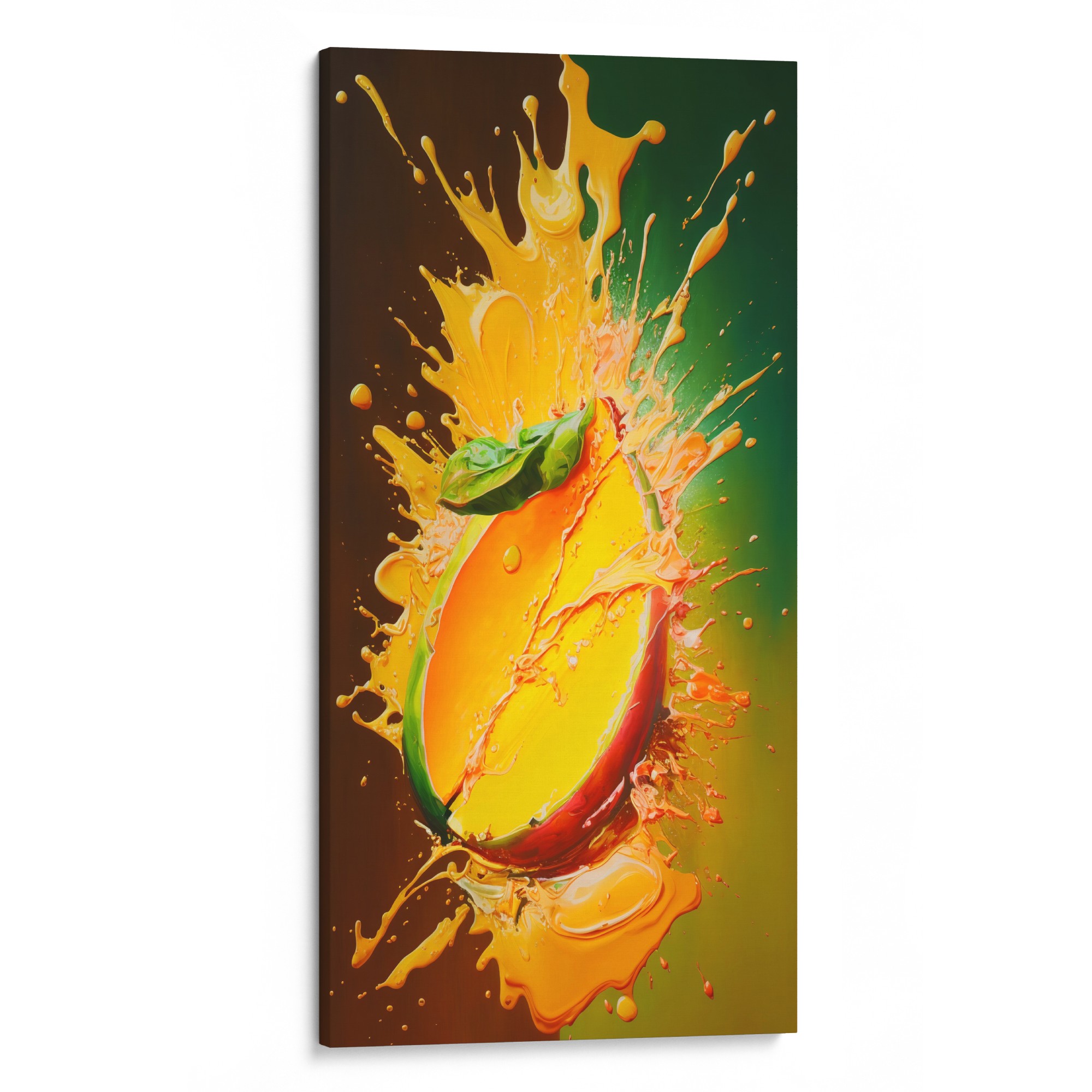 MANGO MAGIC Unique Canvas - Tropical delight for modern spaces, exclusively at Koh Chang Art Studio.