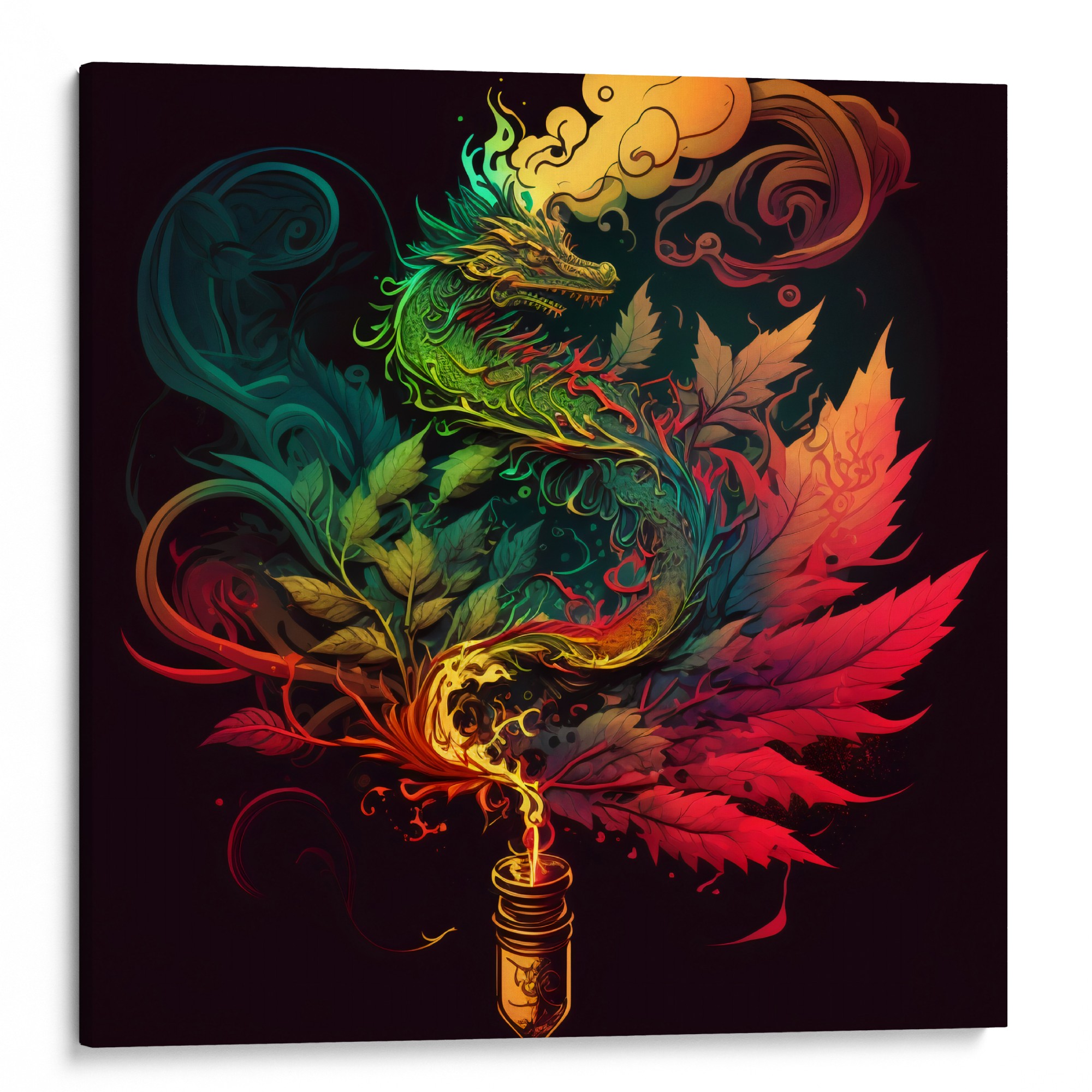 CHASE THE DRAGON Artwork - Lore of ancient potions brought to life for art lovers.