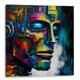 PIXEL PALETTE Art - Limited release canvas, perfect for modern interiors.